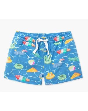 Chubbies Kid's Lil Cannonball Crews Swim Trunk - Blue