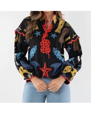 Emily Mccarthy Orchid Top - Multicolor