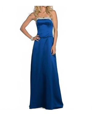 Milano Formals Gilded Simplicity Dress - Blue