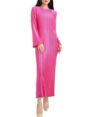 Adele Berto Dress - Pink