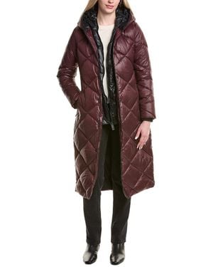 Noize Amiyah Puffer Short Coat - Red