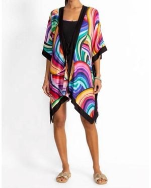 Johnny Was Abel Short Kimono - Red