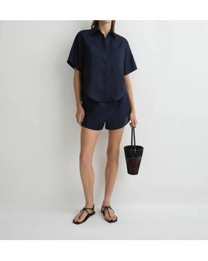 Bondi Born Leiden Short Sleeve Shirt - Blue