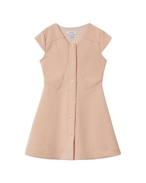 Reiss Clover Button Down Scuba - Pink