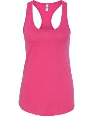 Next Level Ideal Racerback Tank - Pink