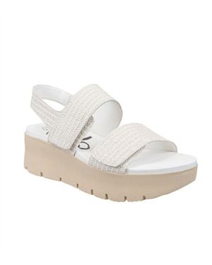Otbt Montane Platform Sandals - White