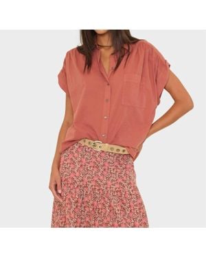 Xirena Lexi Shirt - Red