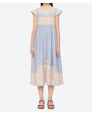 Sea Alexandra Midi Dress - Blue