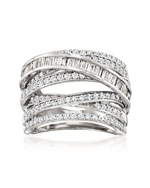 Ross-Simons Lab-Grown Diamond Highway Ring - White