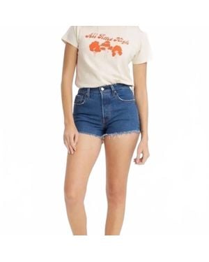 Levi's Premium 501 High Rise Shorts - Blue