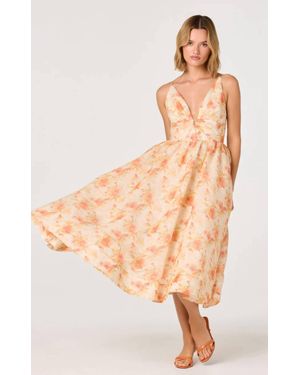 Astr Janna Midi Dress - Natural