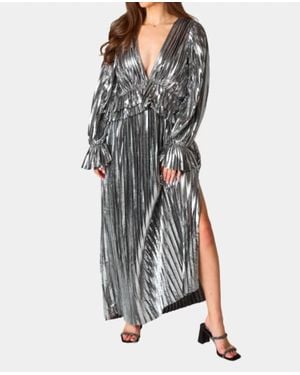 BuddyLove Mikayla Sparkling Event Dress - Gray