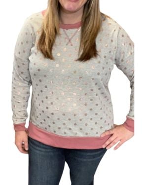 Honeyme Dot Weekender Tee - Gray