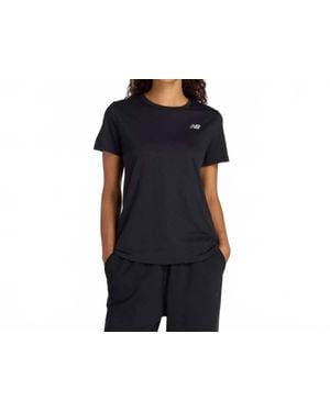 New Balance Sport Essentials Heather Tech Tee - Black
