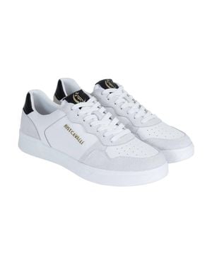 Just Cavalli Leather Sneakers - White