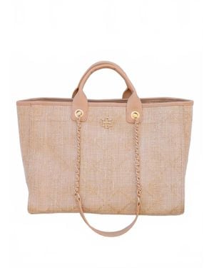 Caroline Hill Melissa Tote Bag - Natural