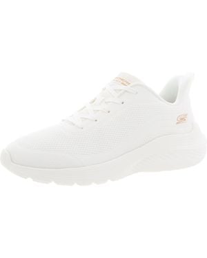 Skechers Bobs Squad Waves- Still Wading Fitness Lifestyle Running & Training Shoes - White