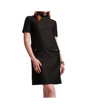 Frances Valentine Sarah Shift Dress - Black