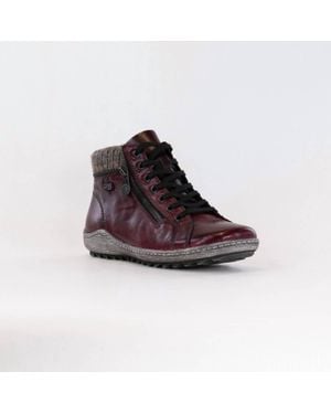 Remonte R1473 Lace Up Bootie - Brown