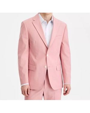 Tommy Hilfiger Modern-Fit Flex Stretch Chambray Suit Separates Jacket - Pink