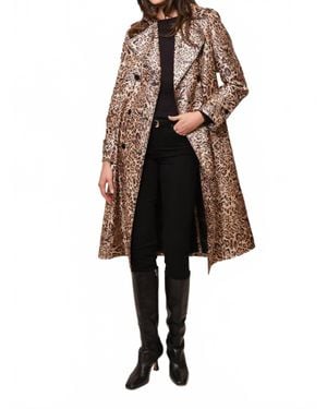 Hutch Vance Long Sleeve Classic Trench Coat - Multicolor