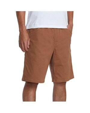RVCA Americana Carpenter 17" Short - Brown