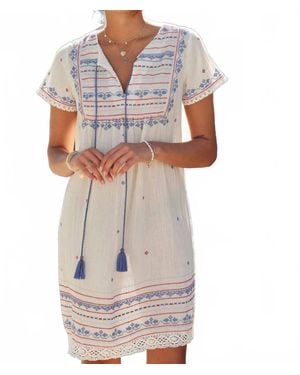 M.A.B.E Elsa Embroidered Sundress - Multicolor