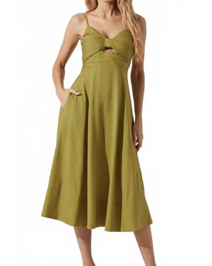 Astr Celina Dress - Green