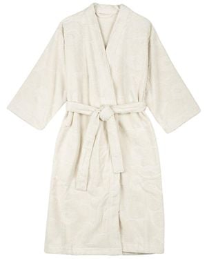 Marimekko Pieni Unikko Bath Robe - Natural