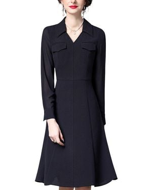 La Imperatrice Midi Dress - Blue