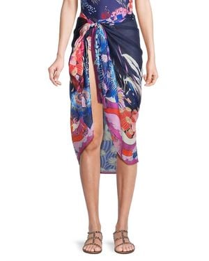 Agua Bendita Marine Boreal Sarong - Blue