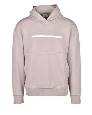 Calvin Klein Cotton-Blend Drawstring Hoodie - Pink