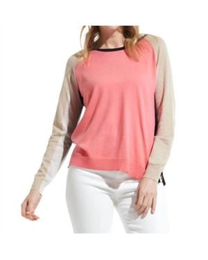 Zaket & Plover Baseball Sweater - Pink