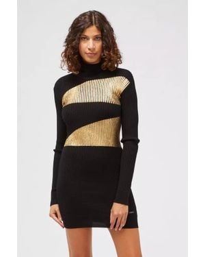 Custoline Viscose Sweater Dress - Black
