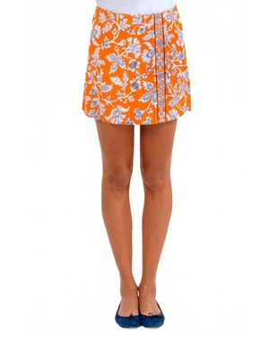 Gretchen Scott Peek A Boo Skort - Orange