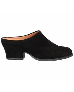 L'amour Des Pieds Jiya Leather Slip On Mule - Black