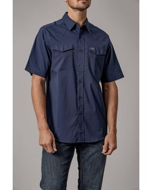 Kimes Ranch Rio Short Sleeve Shirt - Blue