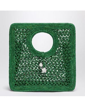 Jacquemus The Beach Square Bag - Green
