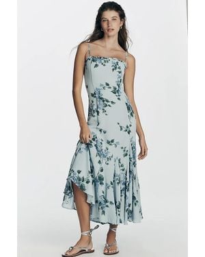 Reformation Lilibet Midi Dress - Blue