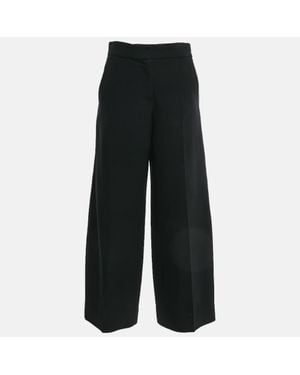 Sonia Rykiel Crepe Wide-Leg Pants - Black