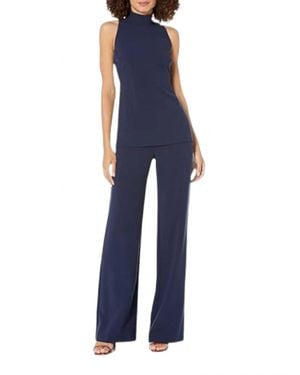 Black Halo Gardenia 2-Pc Jumpsuit - Blue