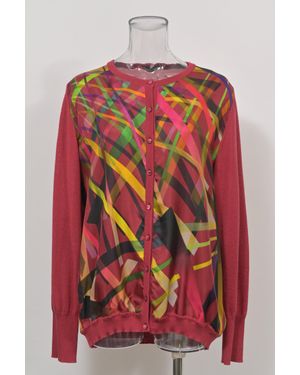 ESCADA Twin Set Crew Neck Cardigan - Red