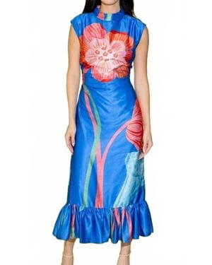 Alden Adair Estelle Dress - Blue