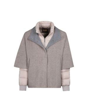 Moorer Resia-Dga Jacket Stone - Gray