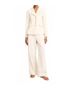 By Malene Birger Adrienna Single-Breasted Blazer - Natural