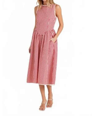 Sundays Paige Dress - Red