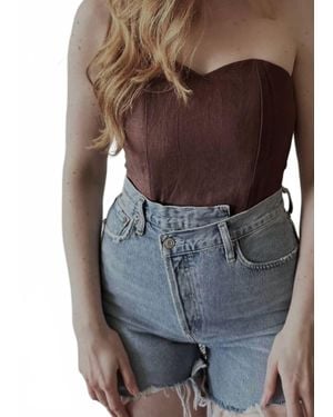 TROIS Lyla Top - Brown