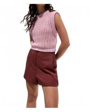DELUC Boetti Knit Top - Red