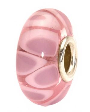 Trollbeads Shadow Glass Bead Charm - Pink