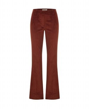 Theo the Label Clotho Corduroy Bootcut Pant - Red